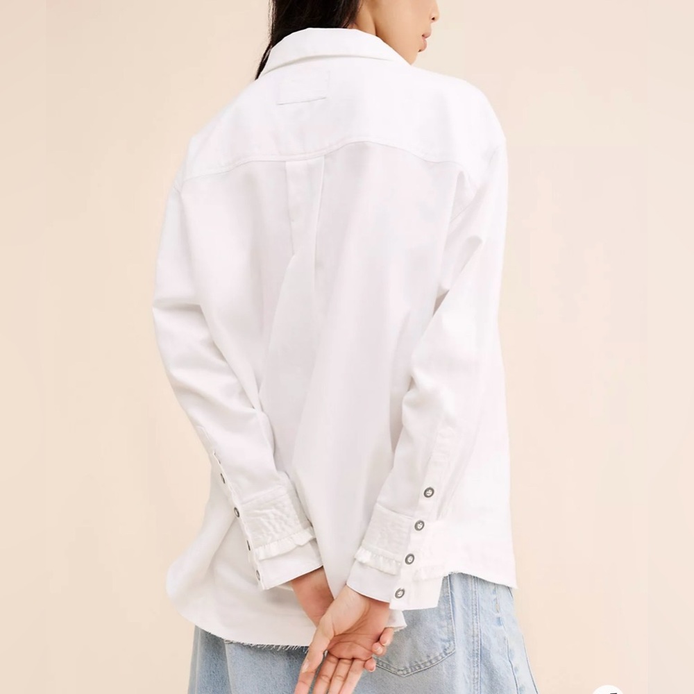 WE THE FREE NIGHT MOVES BUTTON DOWN SHIRT - Picture 2 of 14